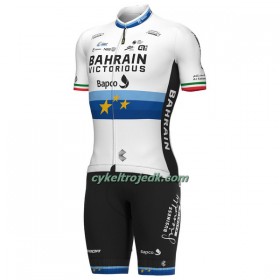 Cykeltøj + Cykelshorts 2022 Bahrain Victorious Europa Mesterskab